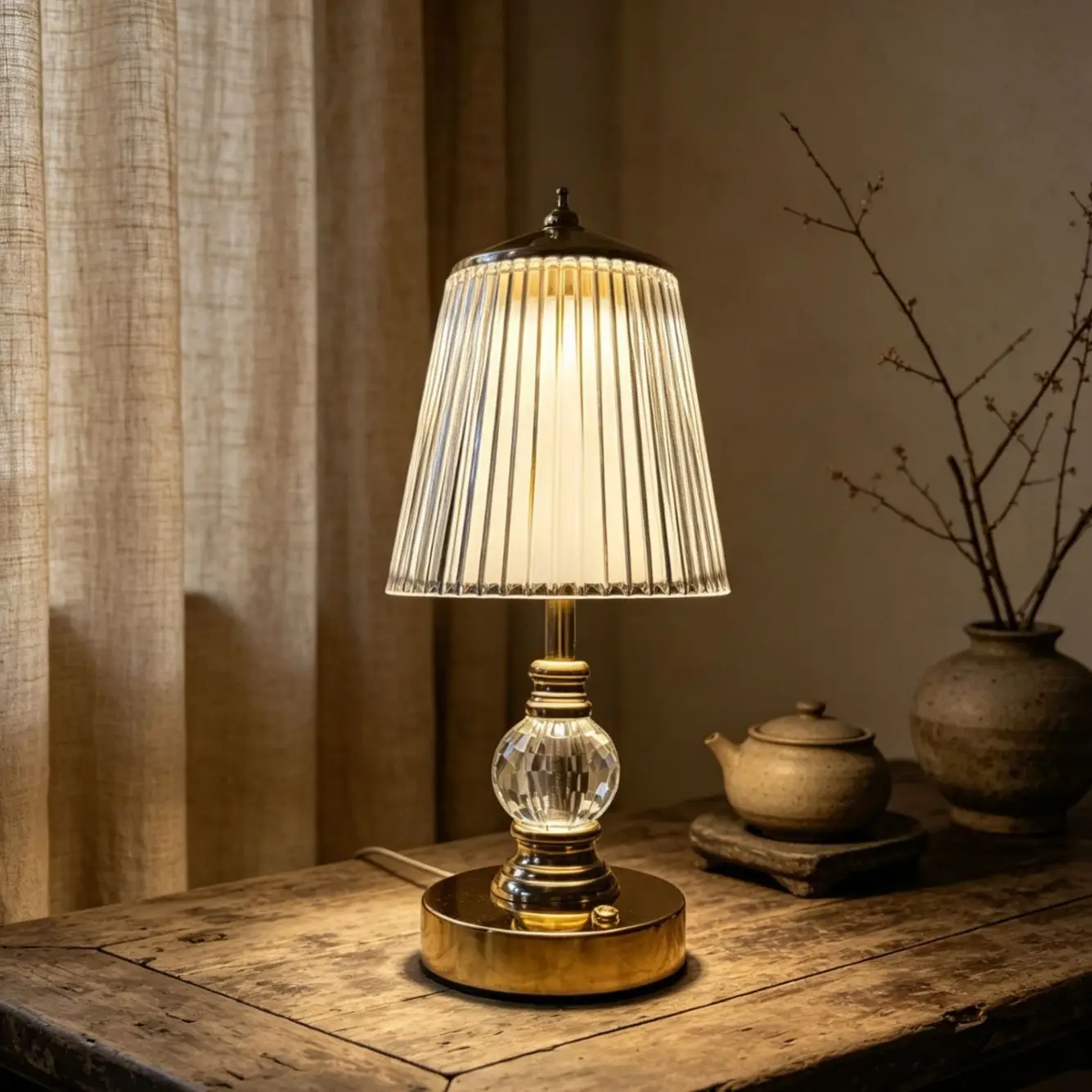 Crystal Decorative Table Lamp Small Night Light
