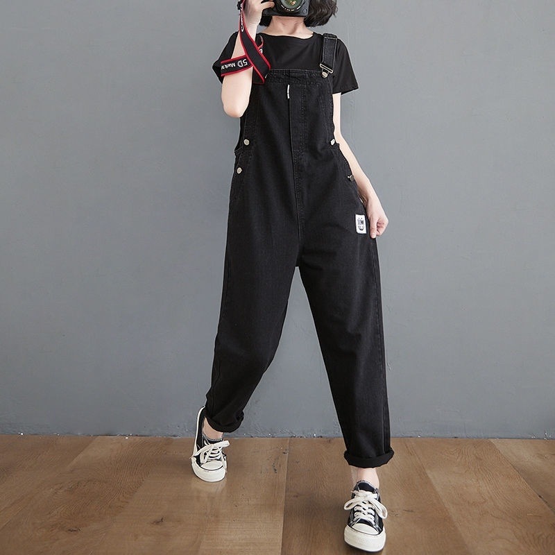 Title 5, New Womens Loose Plus Size Denim Overalls. Com...