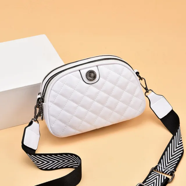 Women's Fashion Casual Single Shoulder Crossbody Bag White - Shop at LoveMi