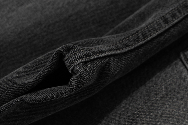 High Street Vibe Style Distressed Skinny Dyed Straight Jeans