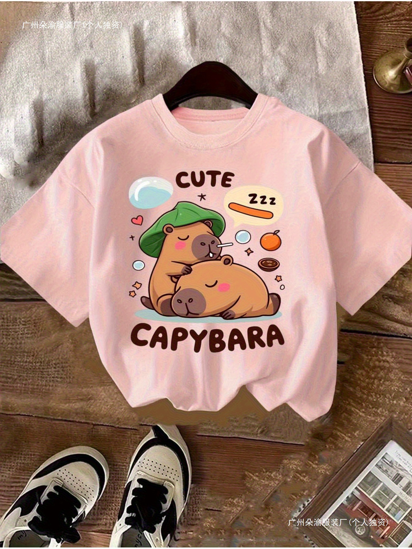 Children's Summer Casual Round Neck T-shirt Ordinary Short Sleeve Top