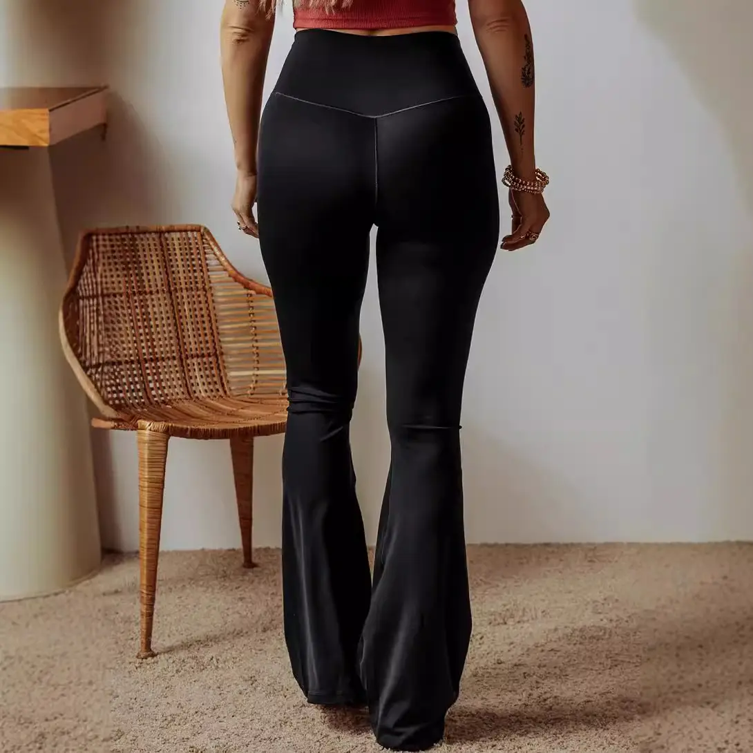 Autumn New Solid Color Casual Pants Women