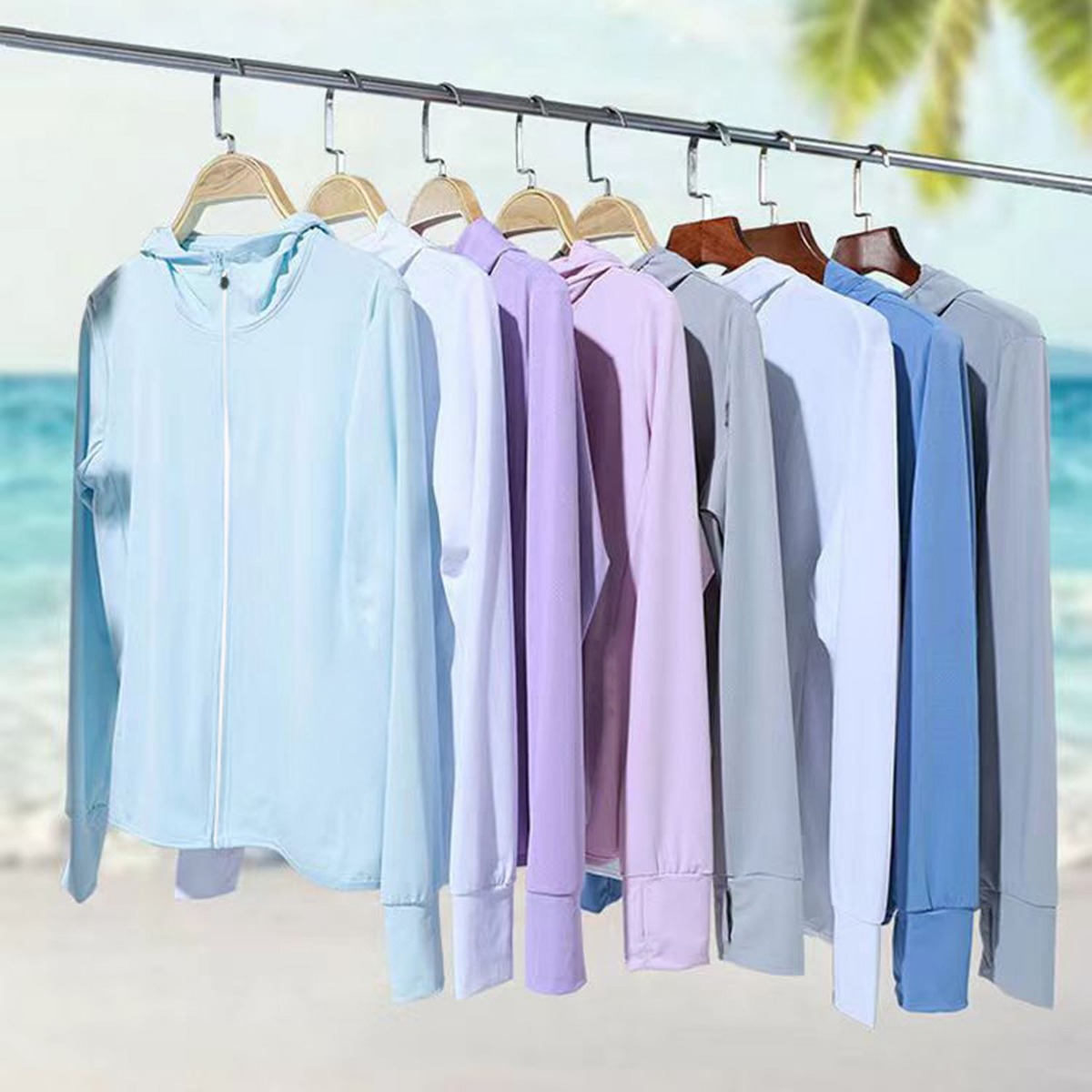 UV-protective Knitted Hooded Cardigan Sun Protection Garment