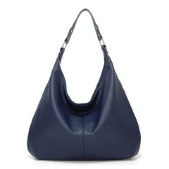 Large Capacity Handbag Commuter Tote Shoulder Bag - Blue - View 1