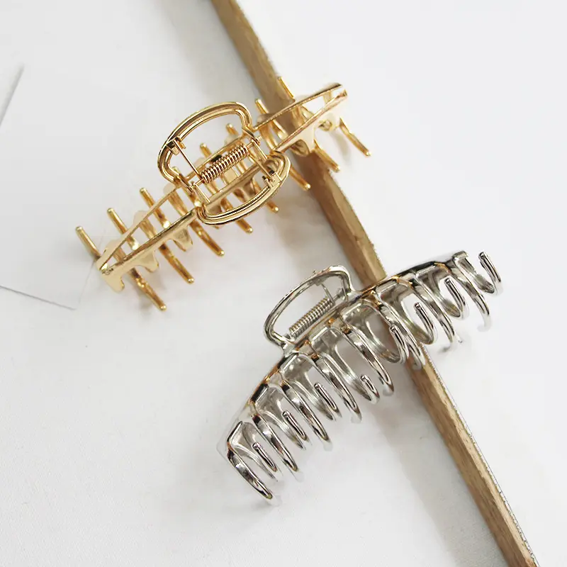 Simple Claw Large Shark Clip Metal Hair