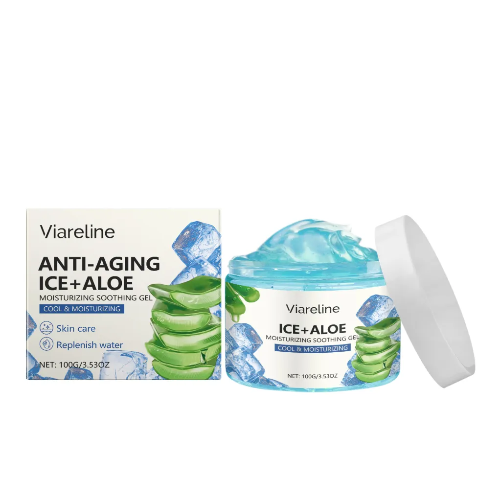Aloe Moisturizing Hydrating Gel Facial Skin After Sun Exposure Facial Care - 100G