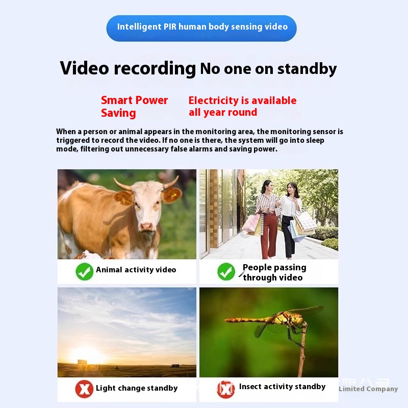 Solar Home Surveillance Camera Dual-screen Outdoor Wifi4g Intelligent Network - Image 2