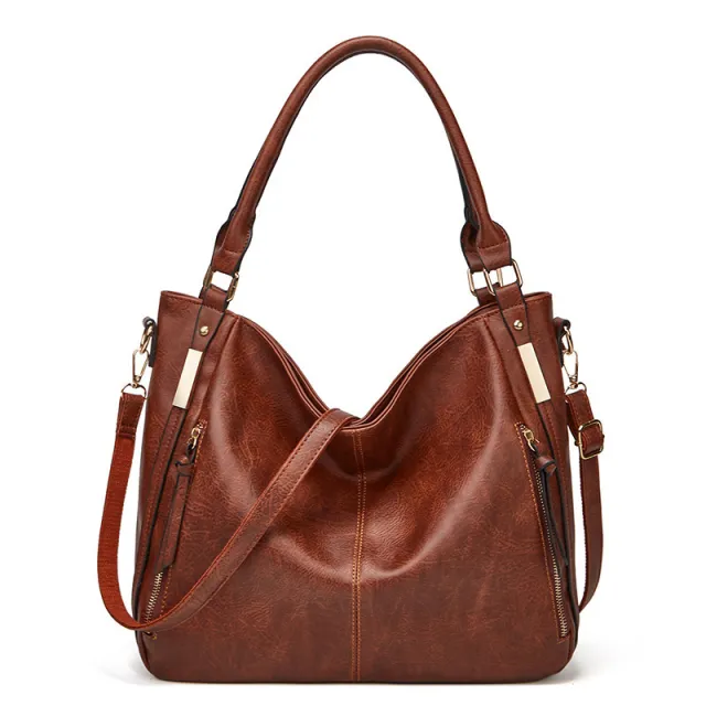 Women's Tote Versatile Large Capacity Shoulder Bag Brown - Shop at LoveMi