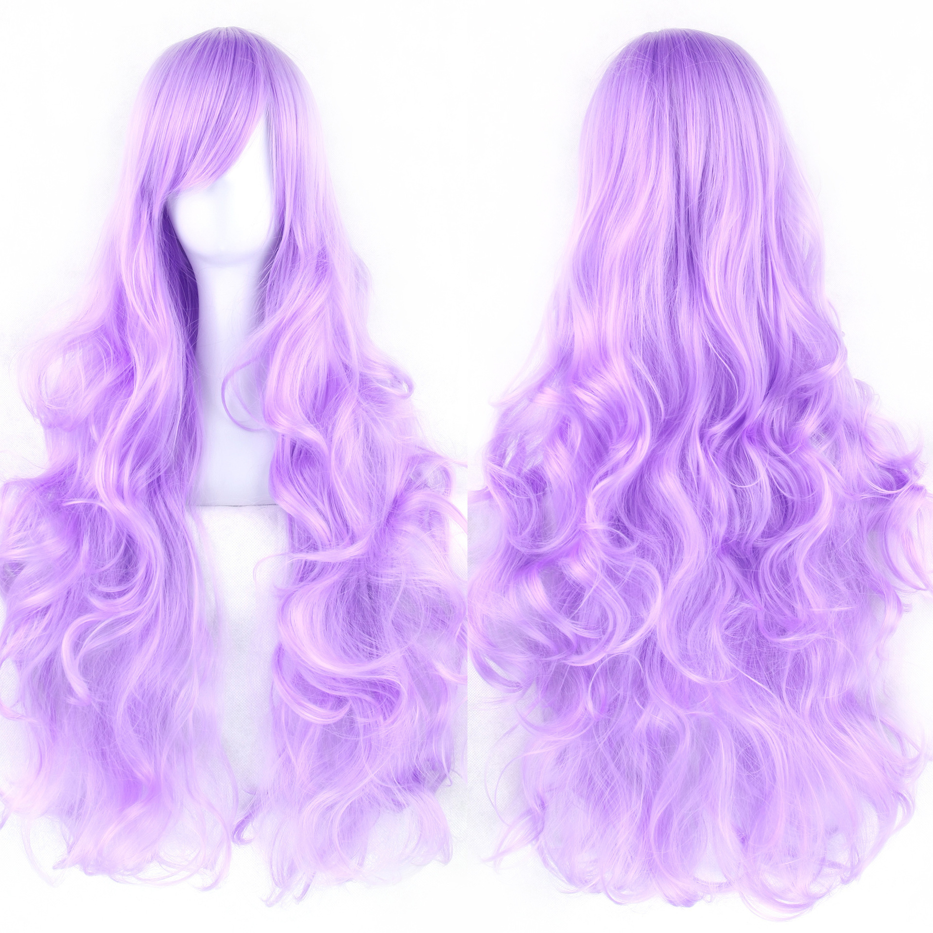 Pure Color All-matching COS Long Curly High-temperature Fiber Wig 23