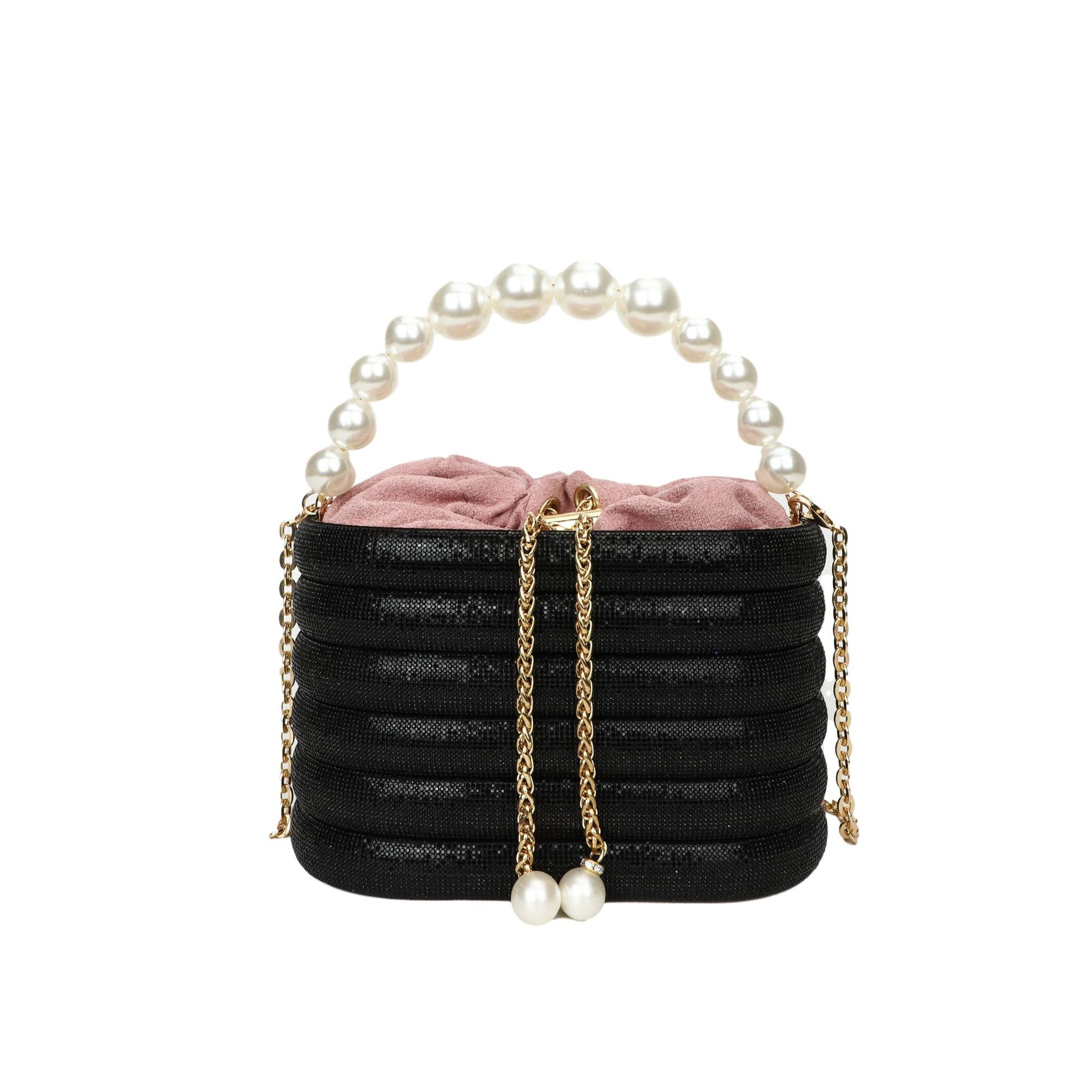 European And American Fashion One-shoulder Ins Women's Crossbody Classic Style Pearl Hand Dinner Bag — foto 18