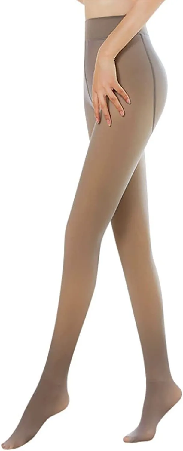 Women's Thickened Black Silk Leggings One piece Trousers Grey Oen Piece - Shop at LoveMi