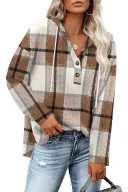 Apricot Brown Plaid
