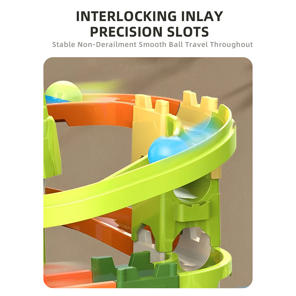 Dinosaur Catapult Track Race Marble Assembled Toy