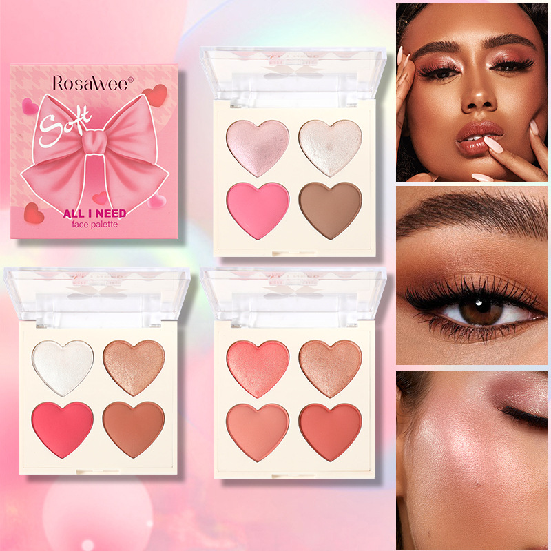 A Four-color Blush Delivers A Natural Subtle Glow