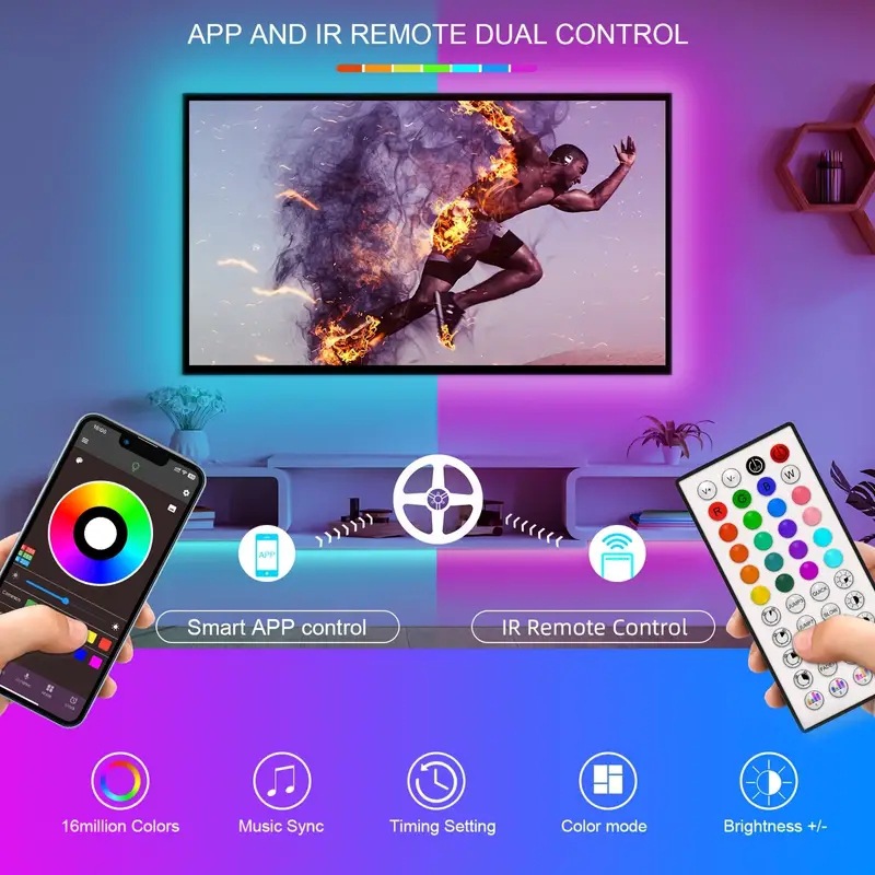 Bluetooth RGB Smart-Control LED Strip