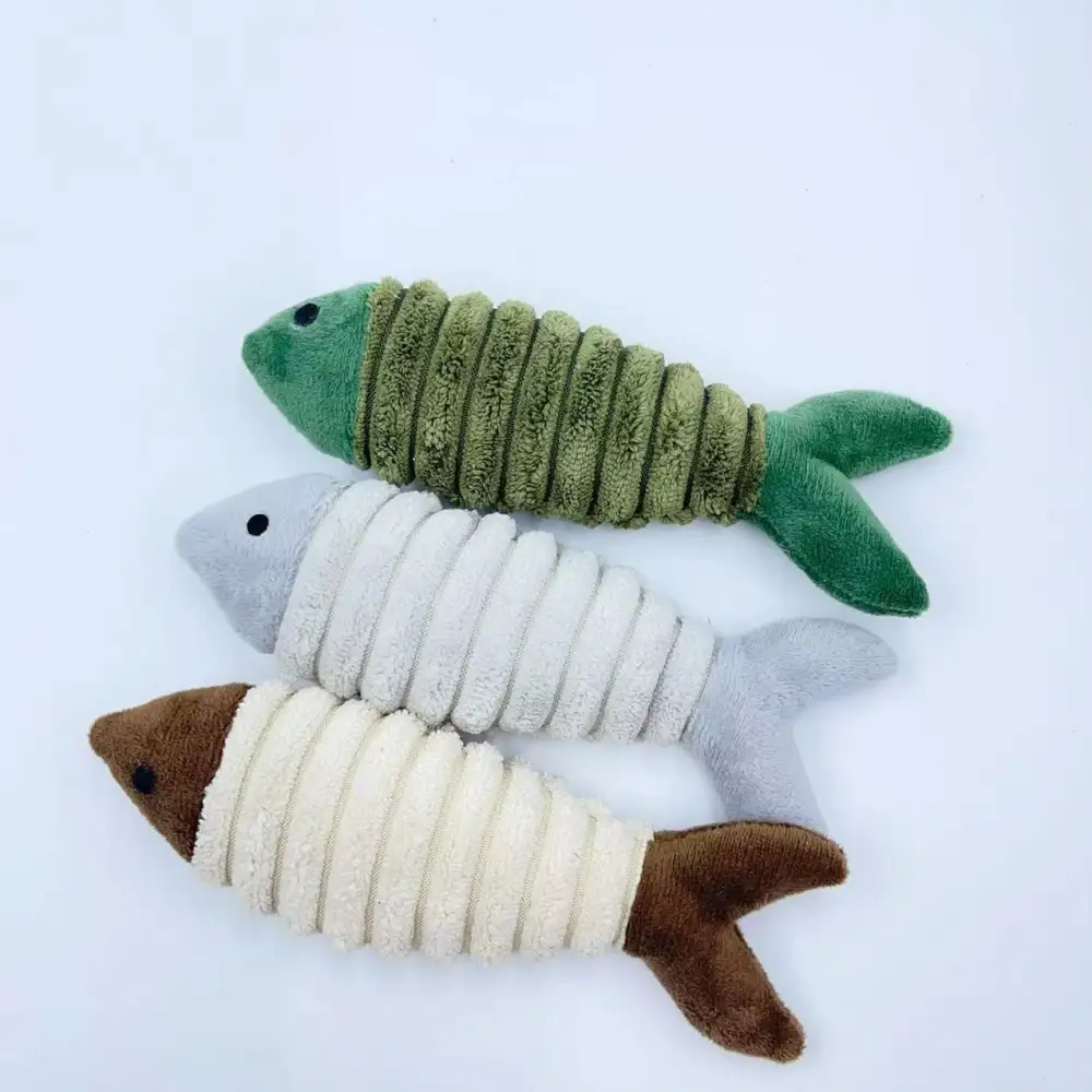 Pet Supplies Cat Toys Plush Catnip Fish