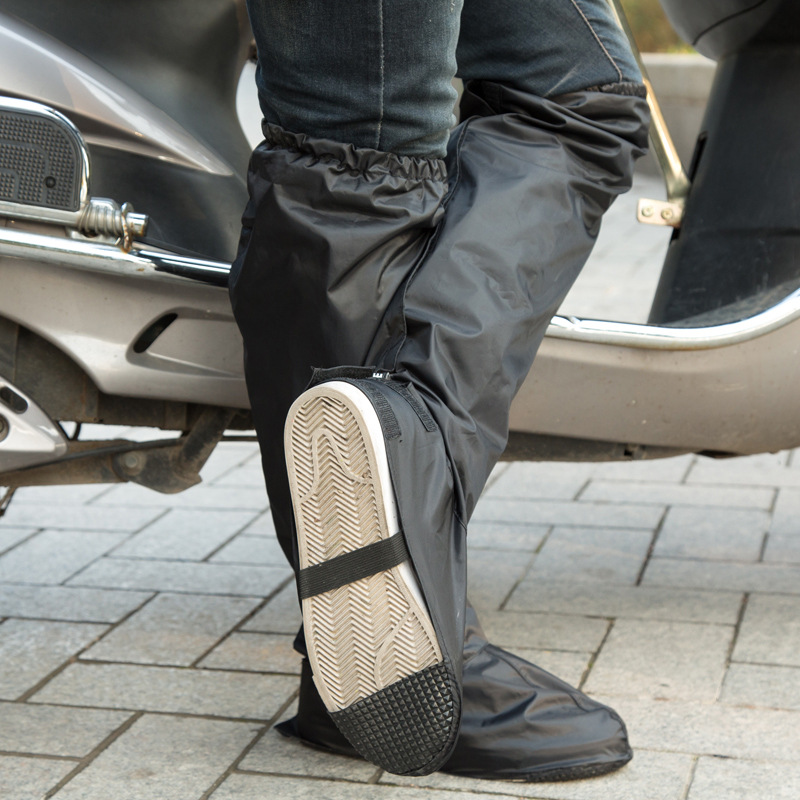 High Waterproof Rain Pants Bicycle Riding Shoe Cover - Image 3