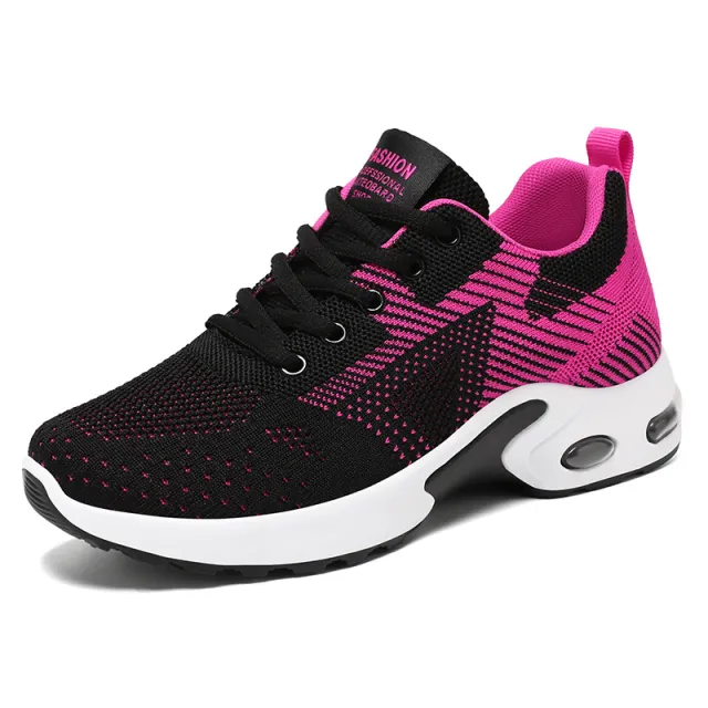 Plus Size Running Air Cushion Casual Sneaker Women Red - Shop at LoveMi