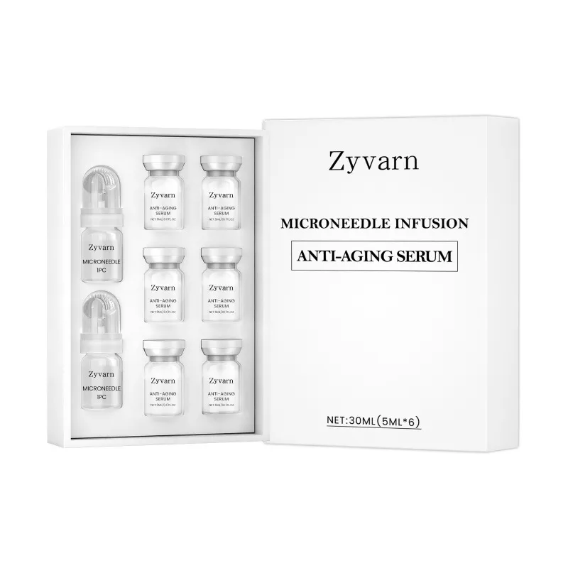 Tightening Anti-Aging Derma Roller Microneedle Set - Facial Serum Roller Set