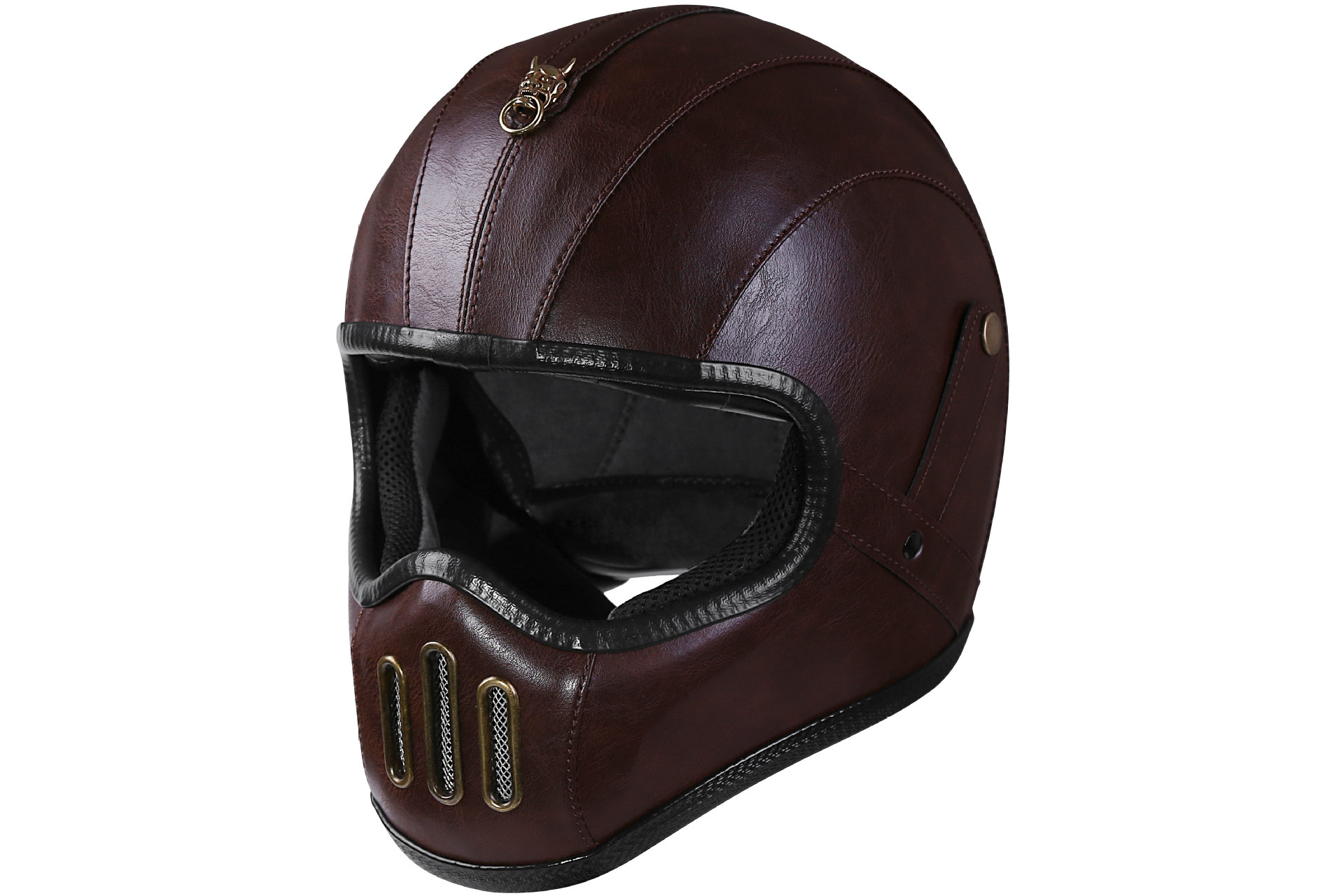 Small-shell Retro Helmet For Motorcycles, Cruisers, And Scooters