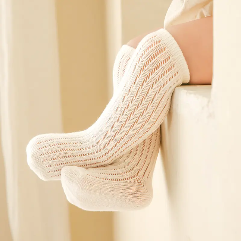 Mesh Thin Breathable Baby Lace Long Socks
