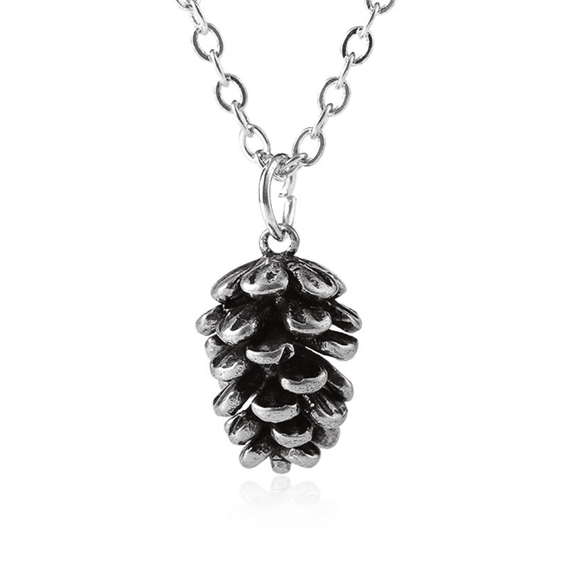 Tiny-Cute-Acorn-Pinecone-Neckl