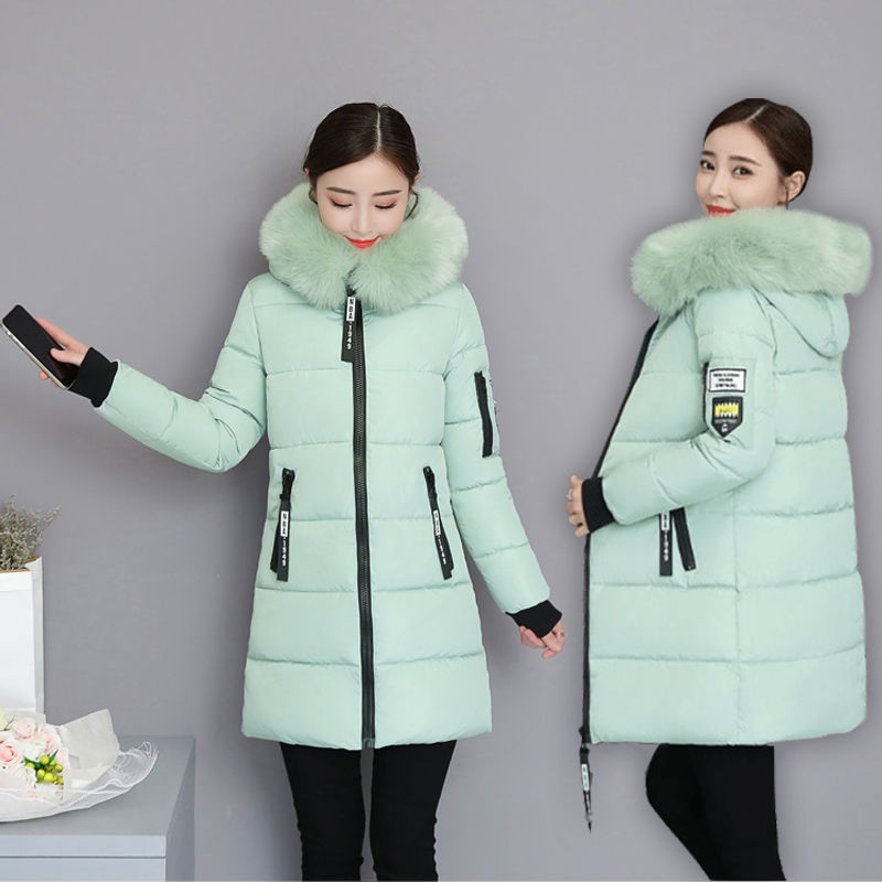 Mid-length Slim-fit Figure-flattering Cotton Coat