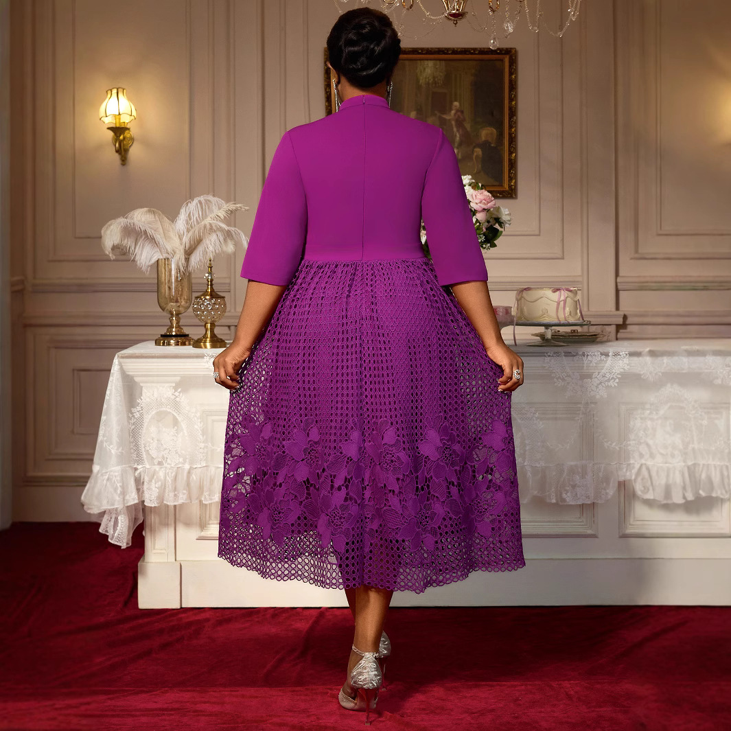 A Elegant Half-length Sleeve Dress