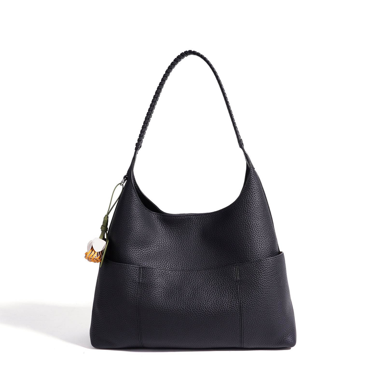 Woven Bucket Shoulder Bag, picture 2 of 7