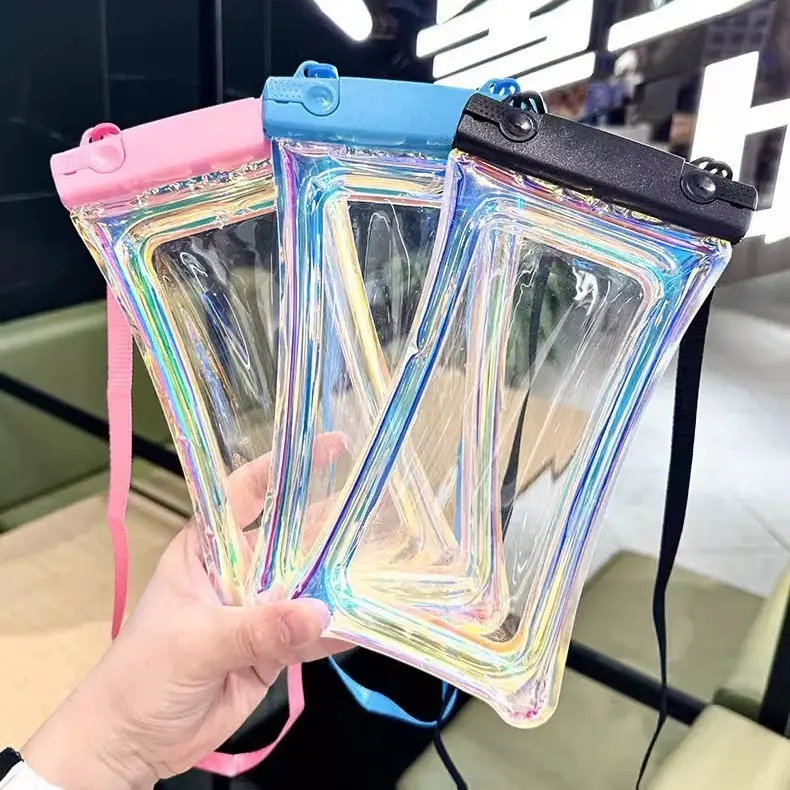 Mobile Phone Waterproof Bag Laser TPU Outdoor