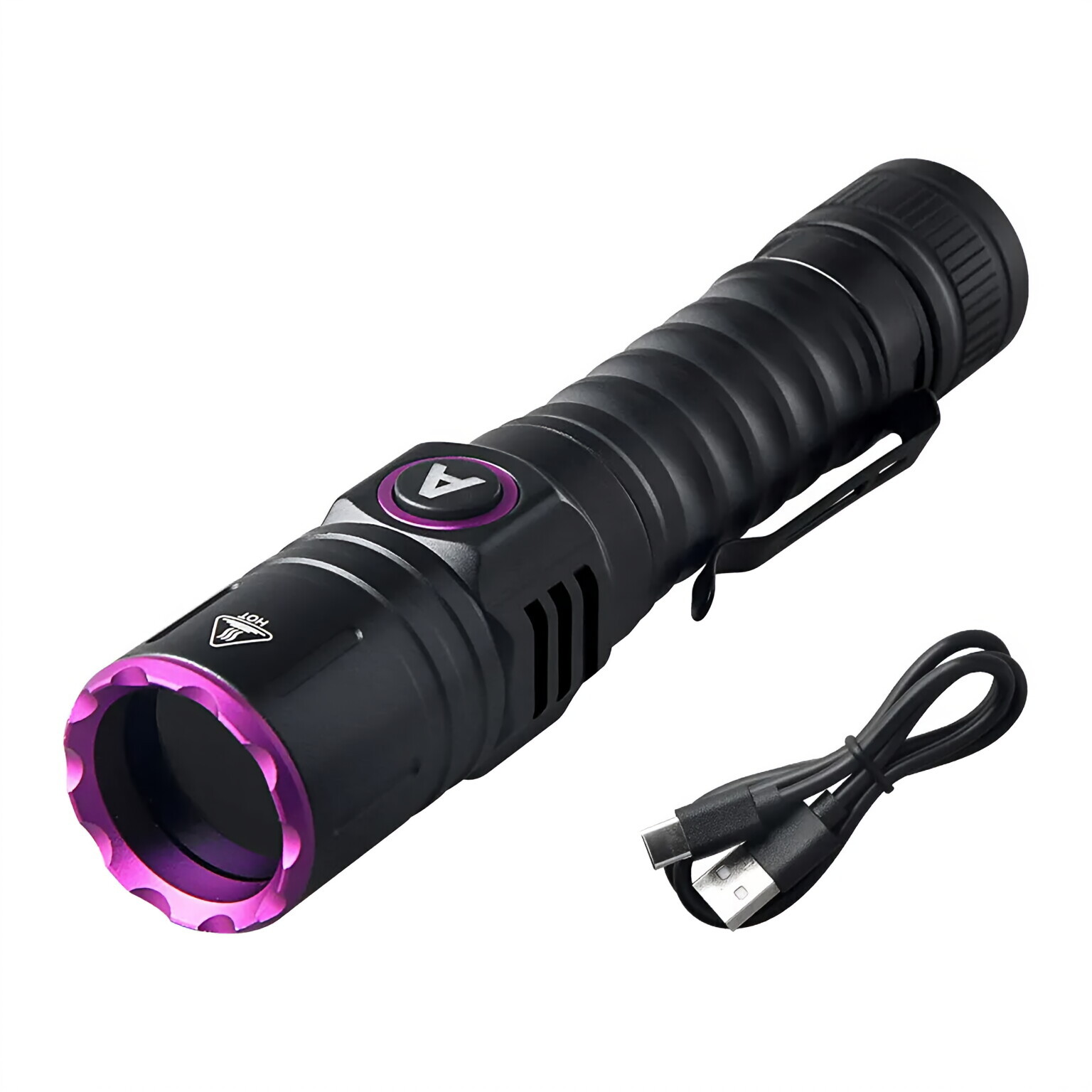 UV Amber Wax Identification Aluminum Alloy Portable Flashlight — foto 4