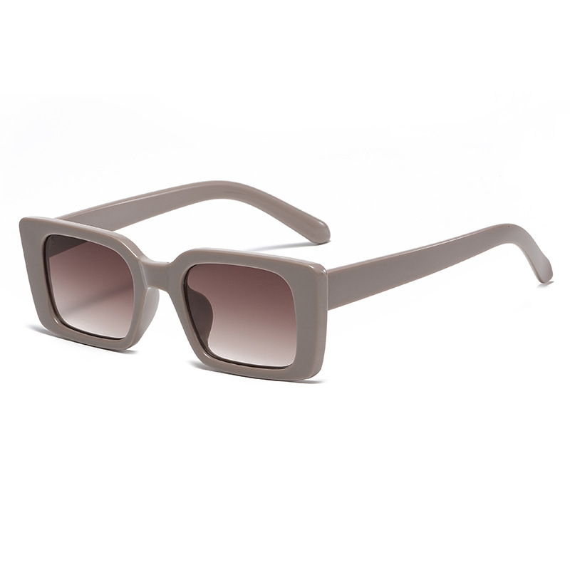 Square Small Frame Simple Fashion Vintage Sunglasses - Image 9