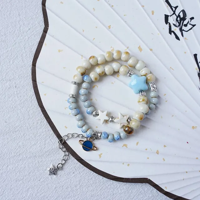 Ceramic Tibetan Style Bracelet Female Birthday Gift 86008 Star River - Shop at LoveMi