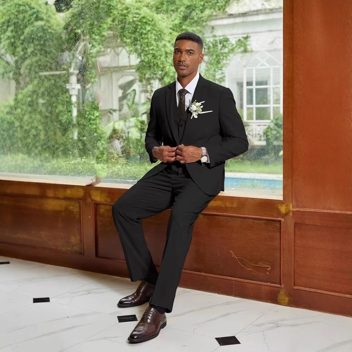 Mens Casual Best Man Two-Piece Suit - photo 6