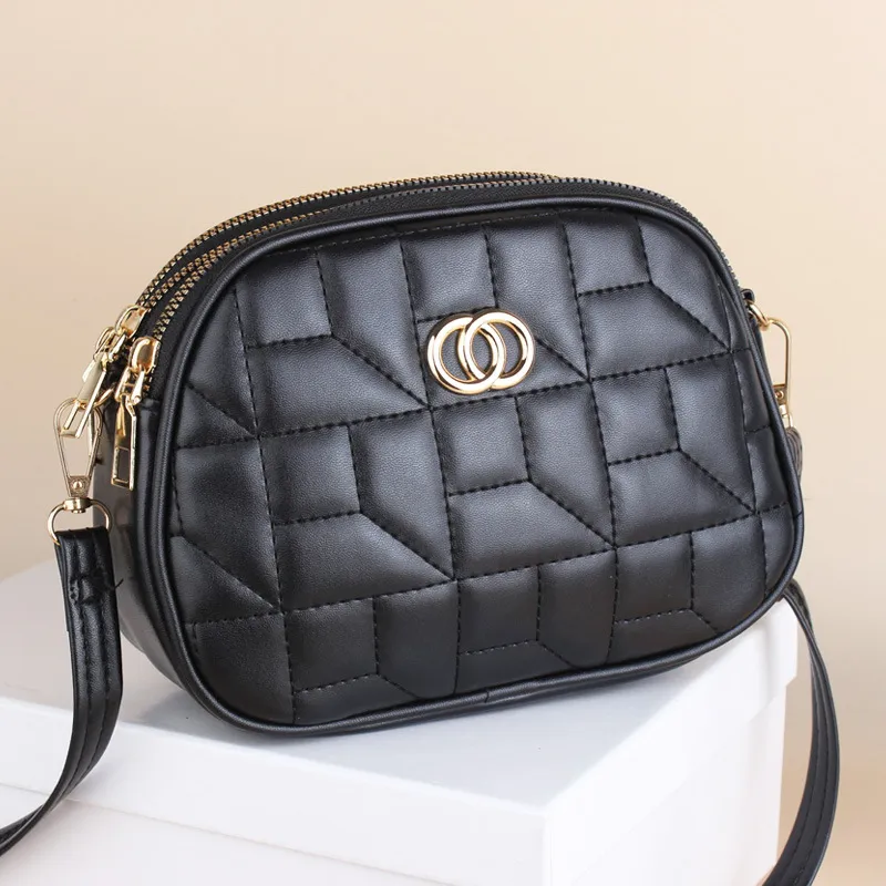 Women's Shoulder Messenger Bag New Fashion Small Round Mini - Square