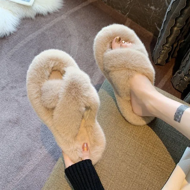 Cotton Slippers Female Home Use Household Khaki - Shop at LoveMi