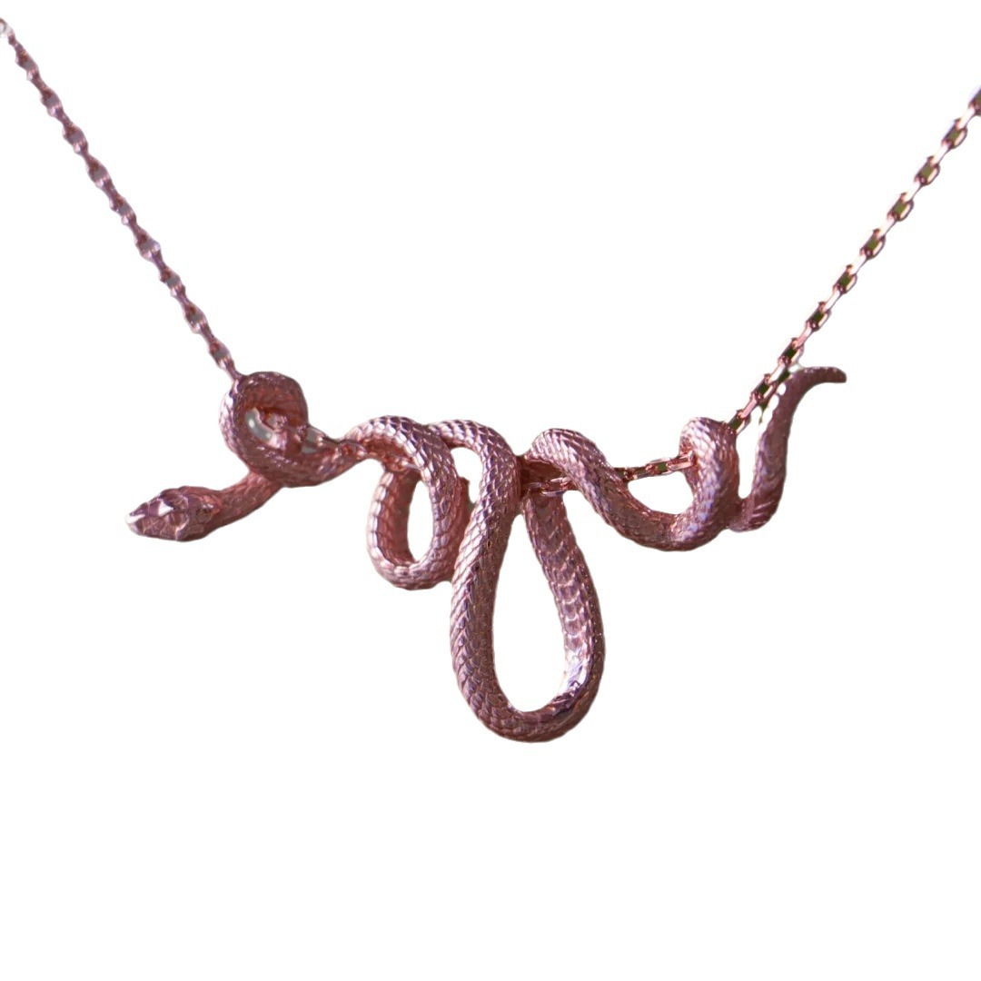 Niche Creative All-match Winding Snake Necklace