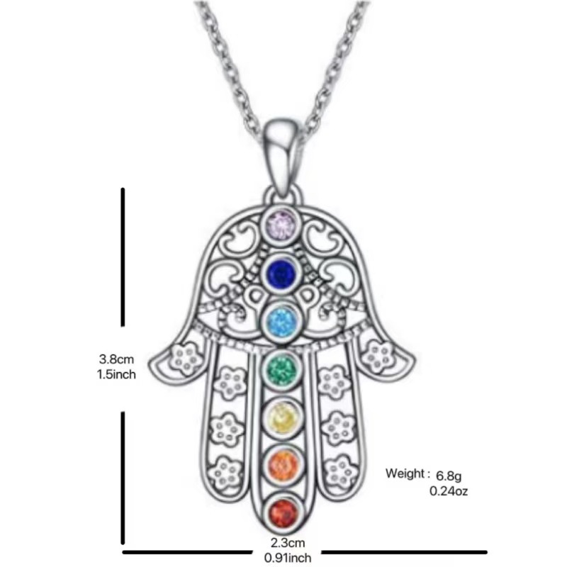 Fashion Personality Palm Necklace Buddha Hand