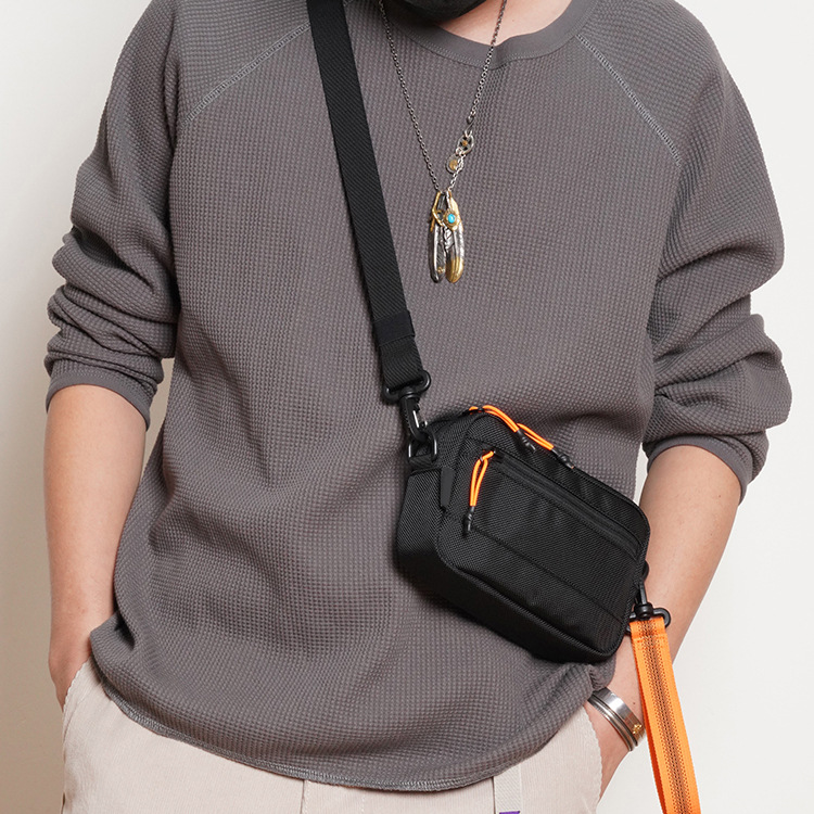 Nylon Ultra-Light Water-Repellent Small Square HandbagCrossbody Bag