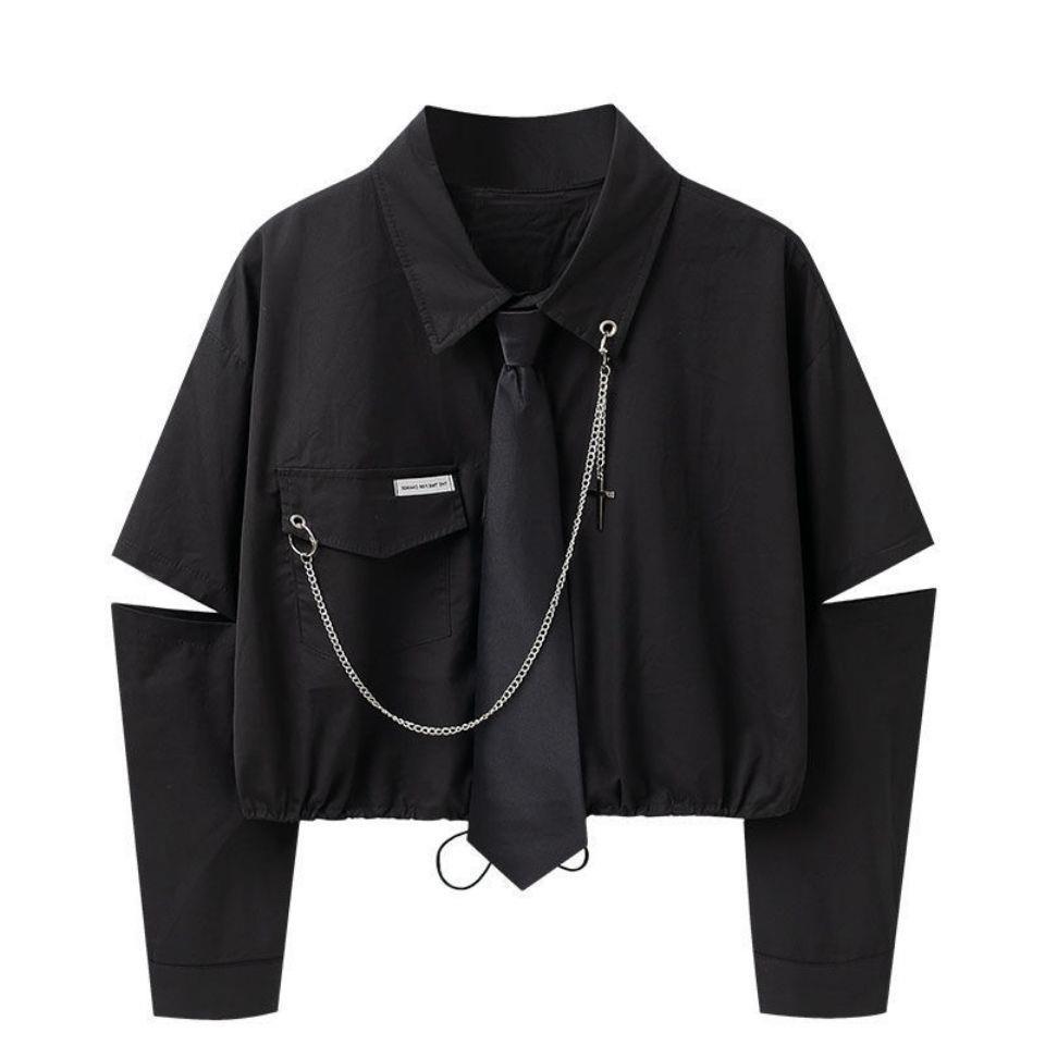 Personalized Women's Shirt Overalls Two-piece Set