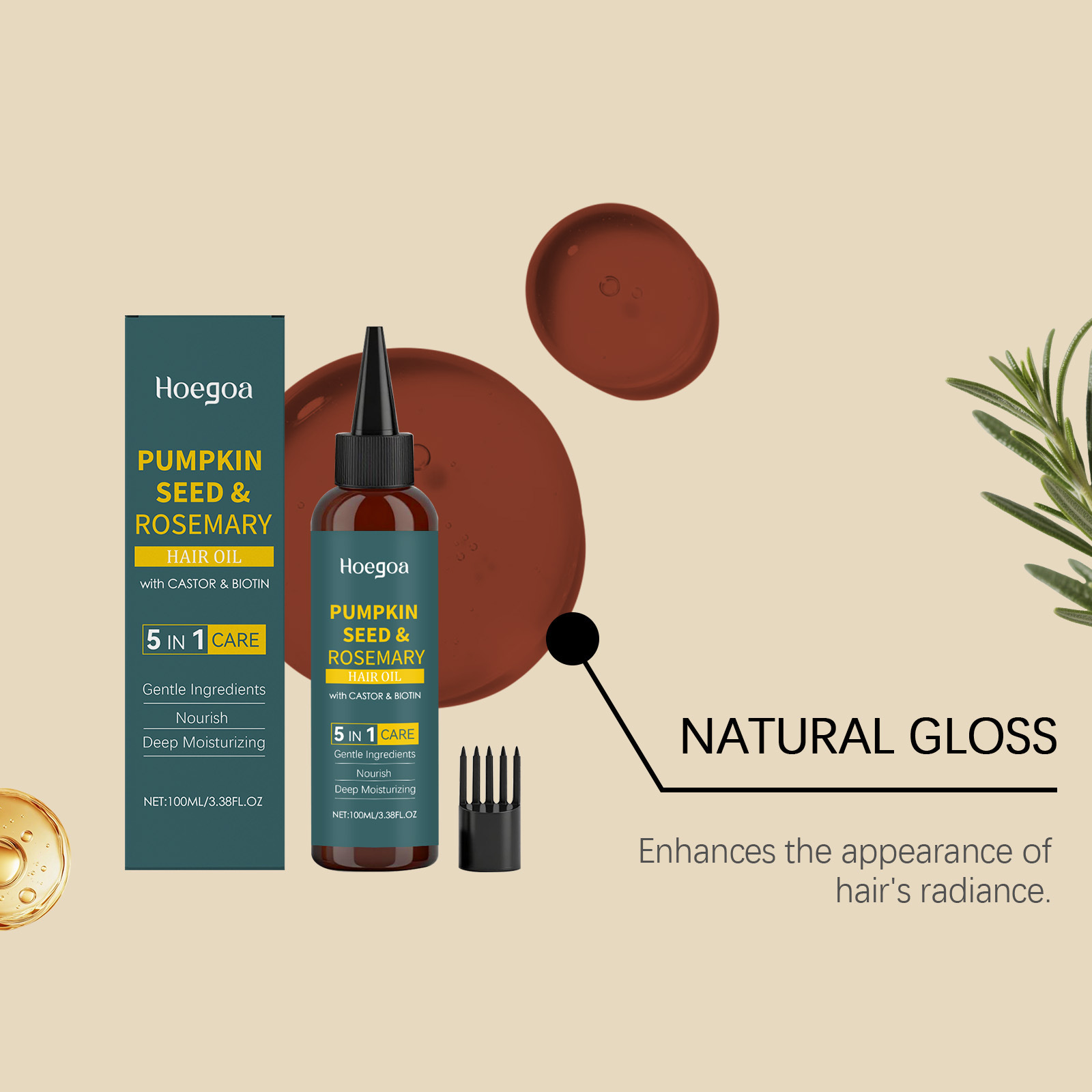 Rosemary Hair Care Essential Oil Gentle Nourishing