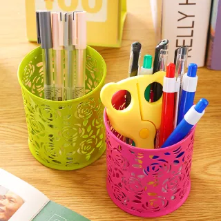Hollow Pen Holder Color Round Pen Container