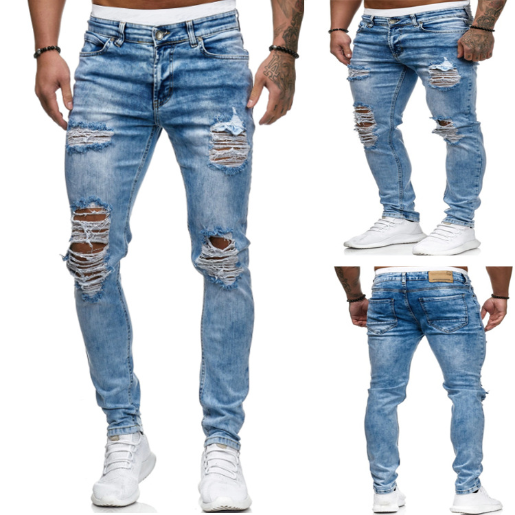 Title 2, Jeans strappati e stretch, a gamba dritta, per ...