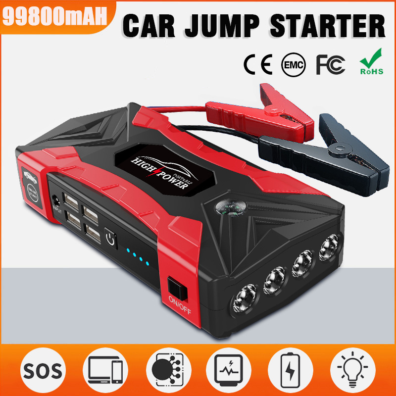 QY33 JumpStarter 12V High-Power Car JumpStarter Power Bank 2