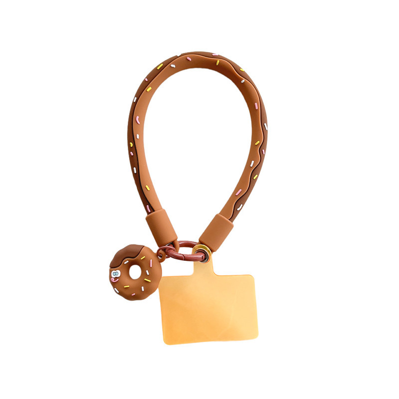 Donut Bracelet Soft Silicone Phone Case Hanging Ornament - Image 2