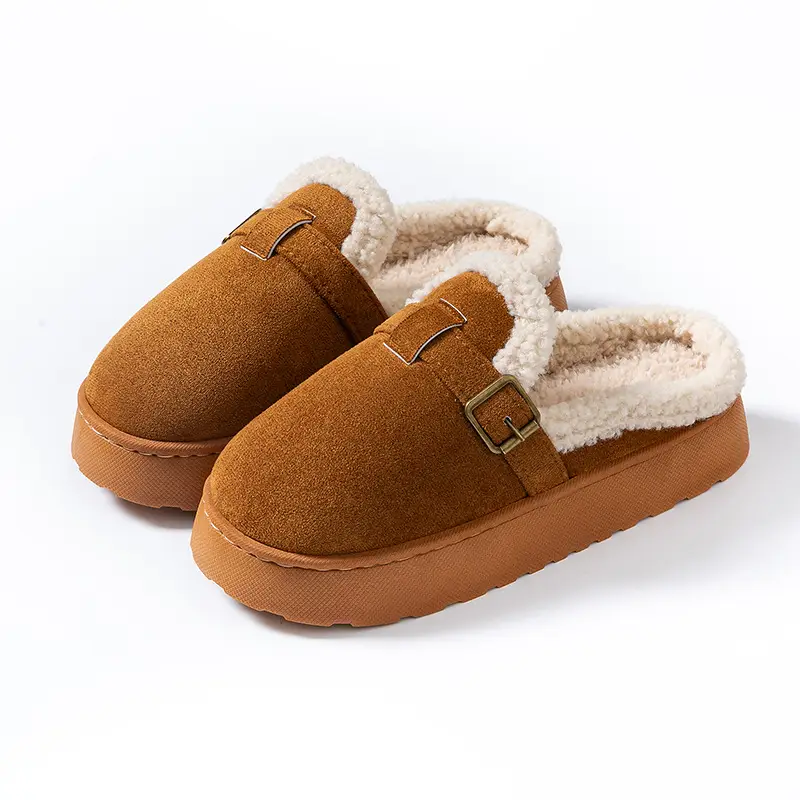 Thick Bottom Increased Women's Toe Cap Half Slippers