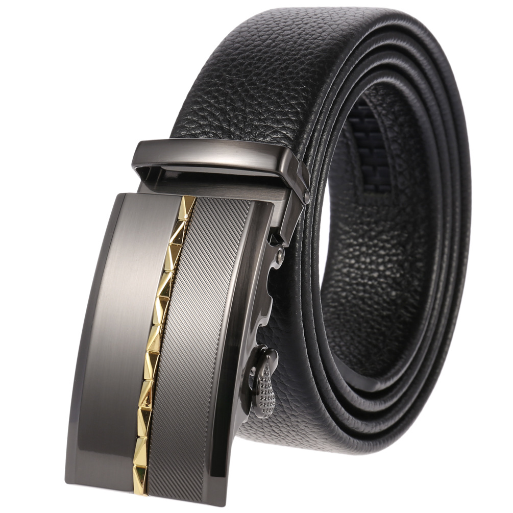 Title 21, New Mens Automatic Buckle Leather Belt