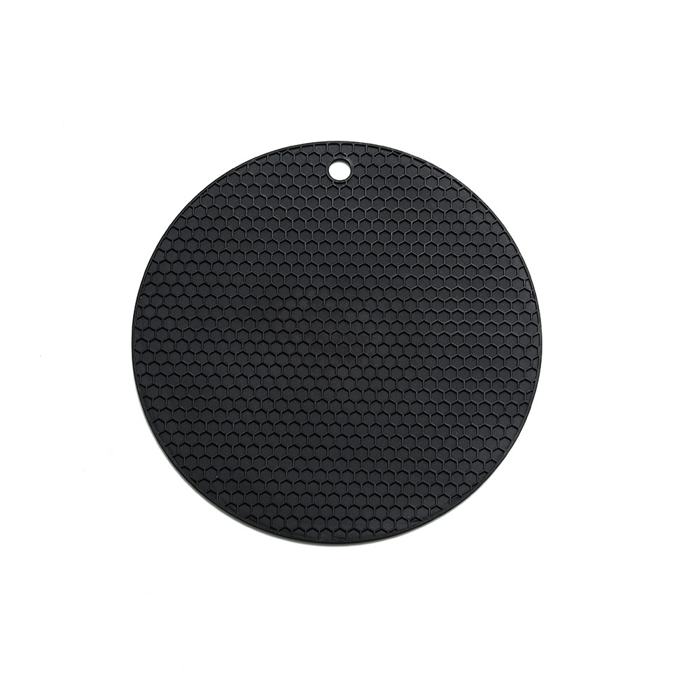 Gray Round Heat Proof Mat