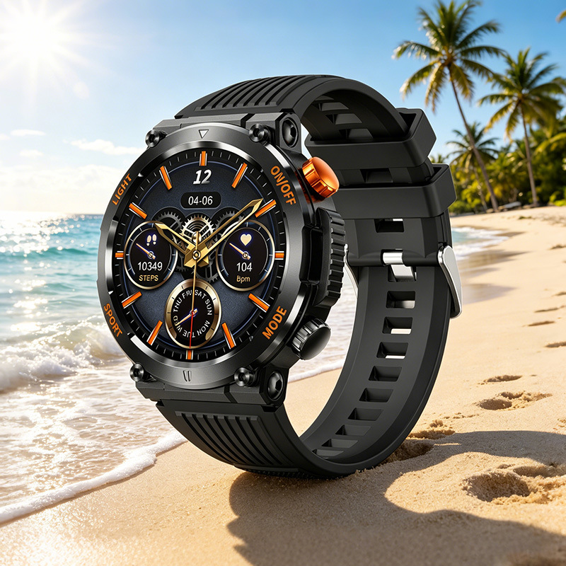 Cross-border HT17 Smartwatch With Heart Rate And Sleep Tracking