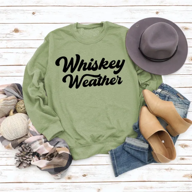 Lettered Casual Round Neck Long Sleeve Loose Sports Fashion Sweater Olive Green - Shop at LoveMi